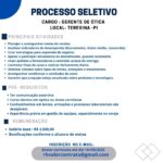 Vaga para Gerente de Ótica
