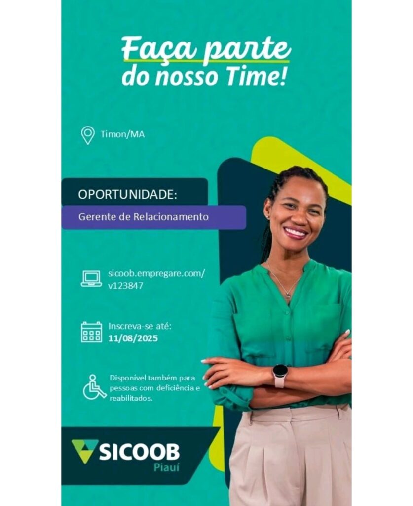 Vaga para Gerente de Relacionamento