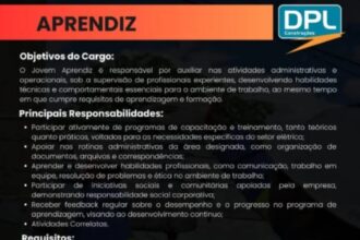 Vaga para Jovem Aprendiz