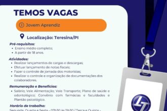 Vaga para Jovem Aprendiz