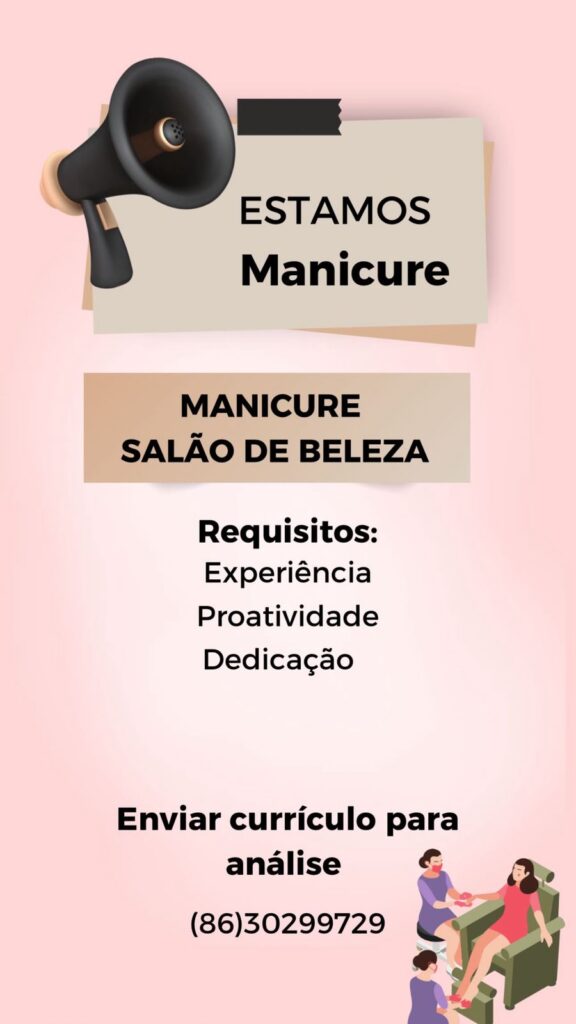 Vaga para Manicure
