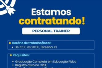 Vaga para Personal Trainer