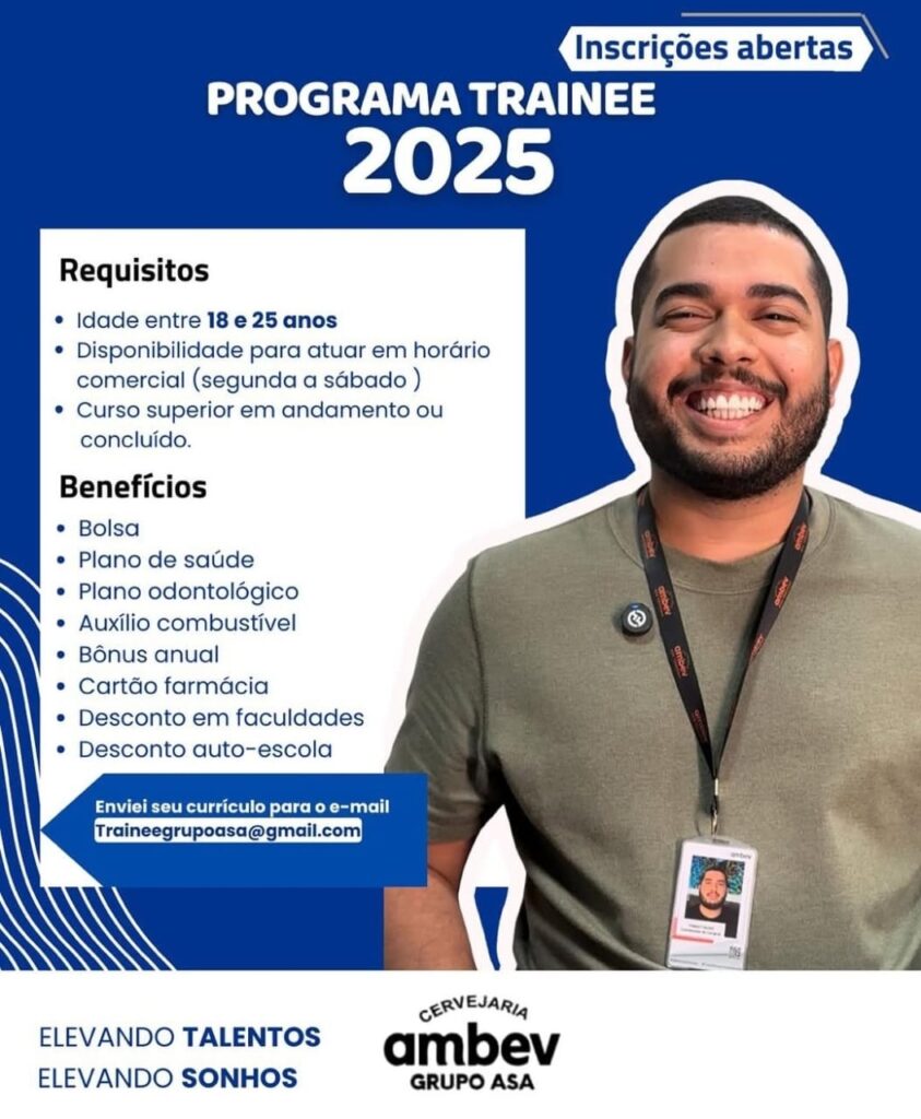 Vaga para Programa Trainee