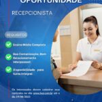 Vaga para Recepcionista