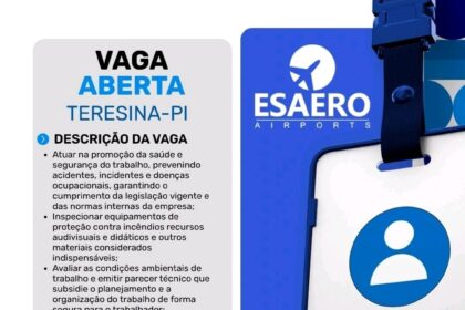 Vaga para Técnico de Segurança do Trabalho