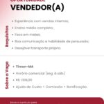 Vaga para Vendedor(a)