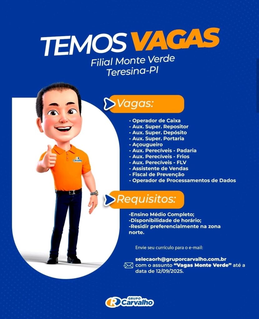 Diversas vagas