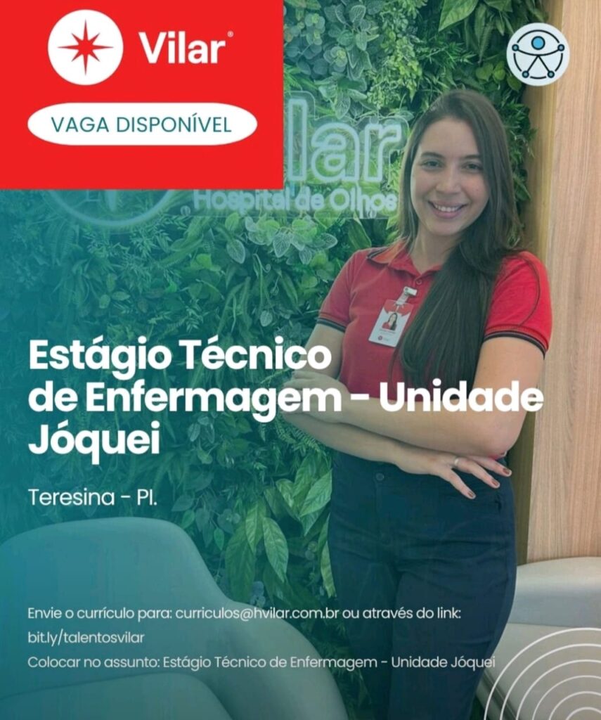 Vaga de Estágio para Enfermagem 