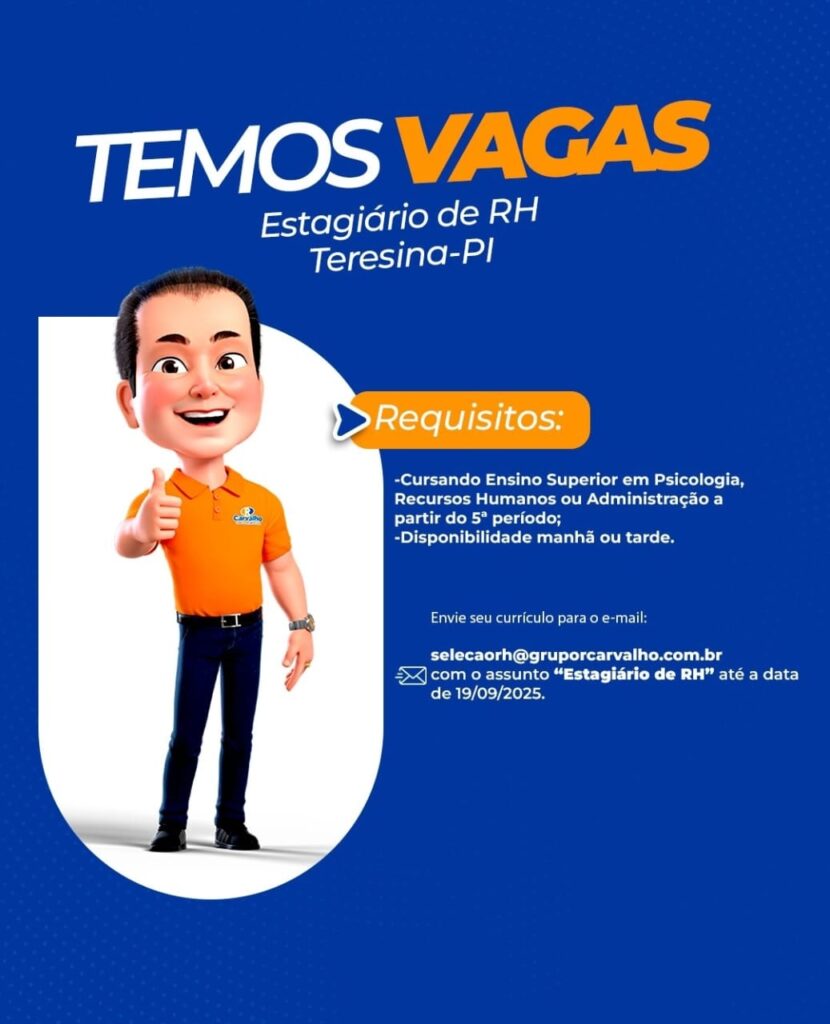 Vaga de Estágio para RH
