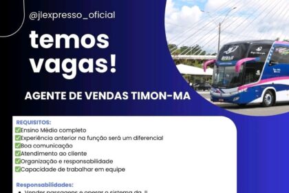 Vaga para Agente de Vendas