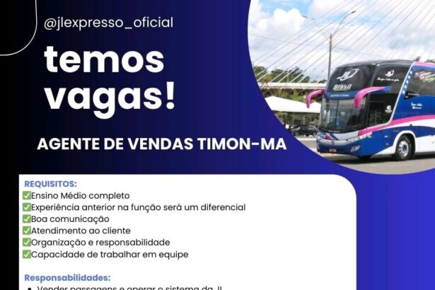 Vaga para Agente de Vendas
