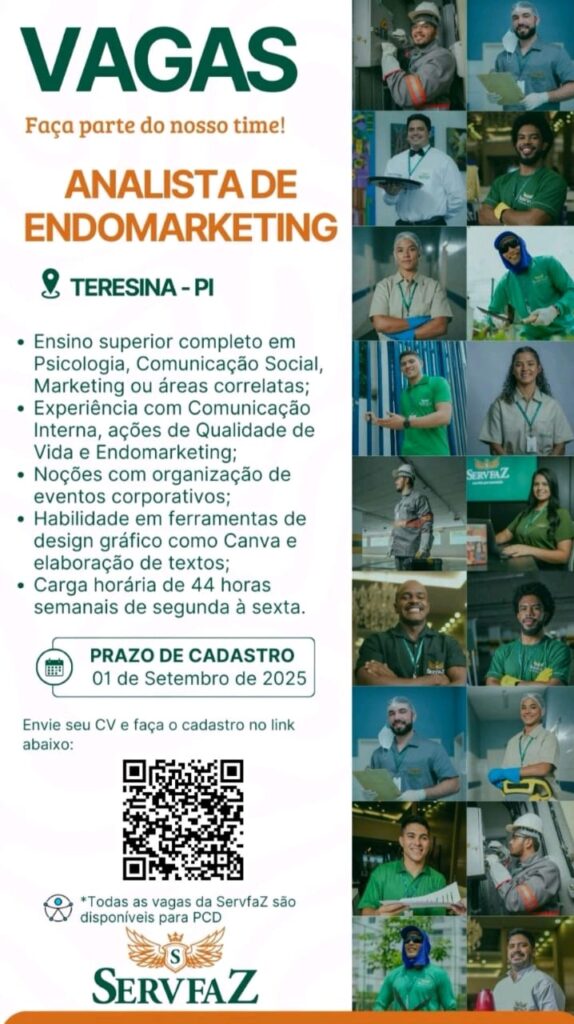 Vaga para Analista de Endormarketing