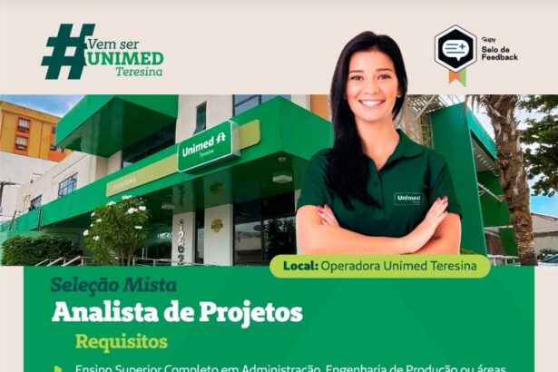 Vaga para Analista de Projetos