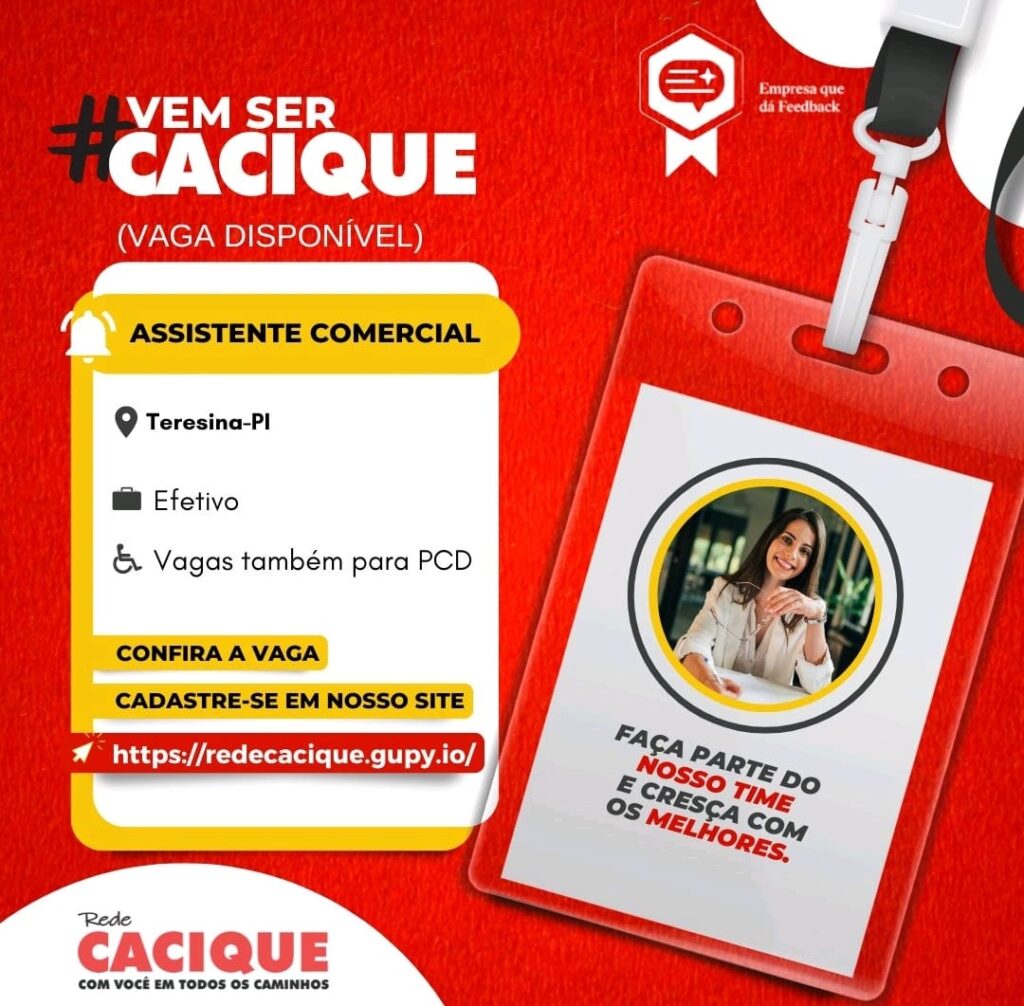 Vaga para Assistente Comercial