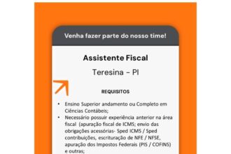 Vaga para Assistente Fiscal