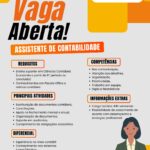 Vaga para Assistente de Contabilidade