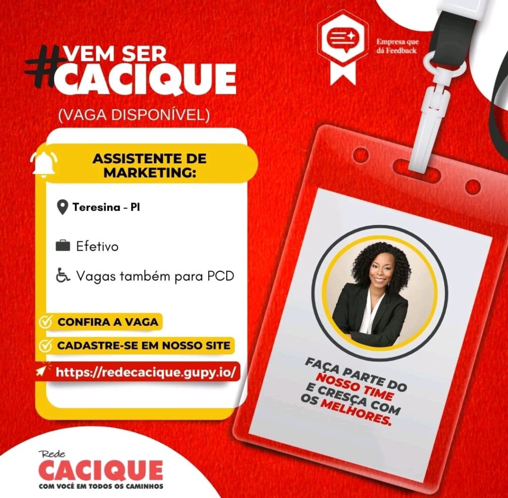 Vaga para Assistente de Marketing