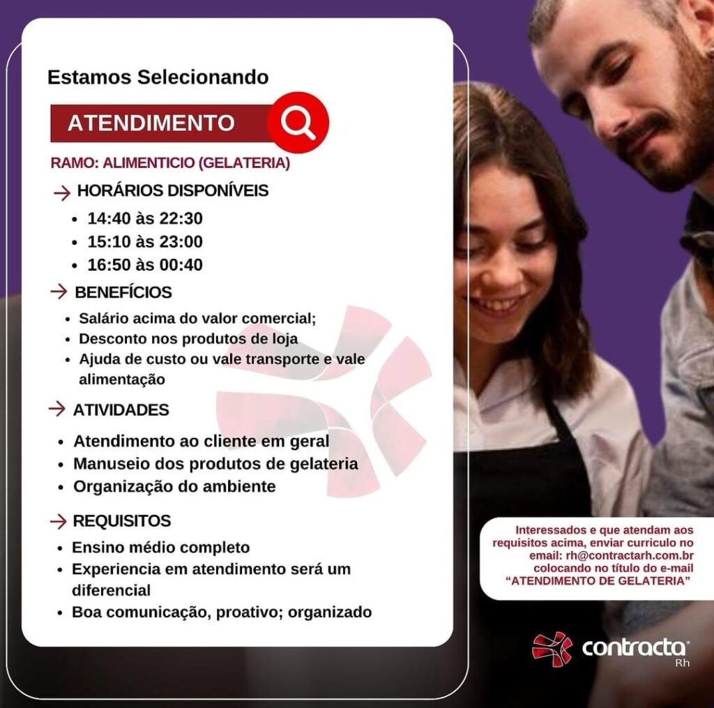Vaga para Atendimento