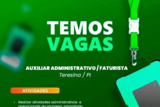 Vaga para Auxiliar ADM/ Faturista
