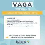 Vaga para Auxiliar de Prestação de Contas