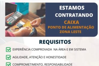 Vaga para Caixa