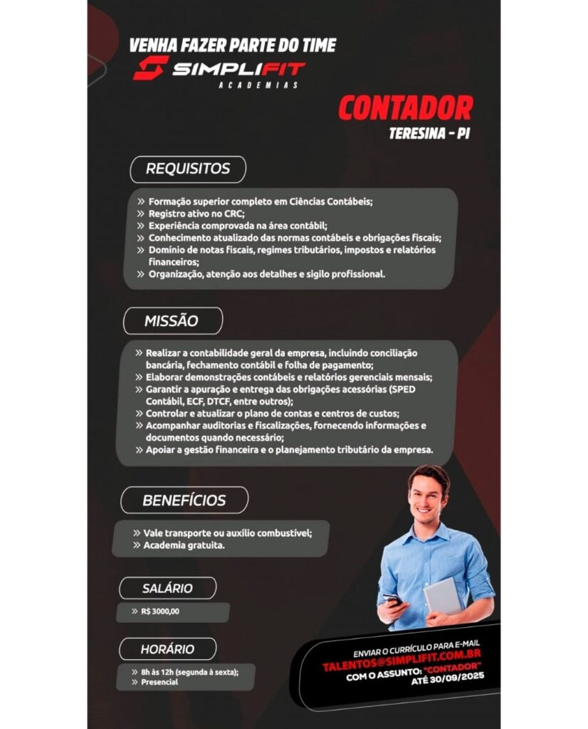 Vaga para Contador