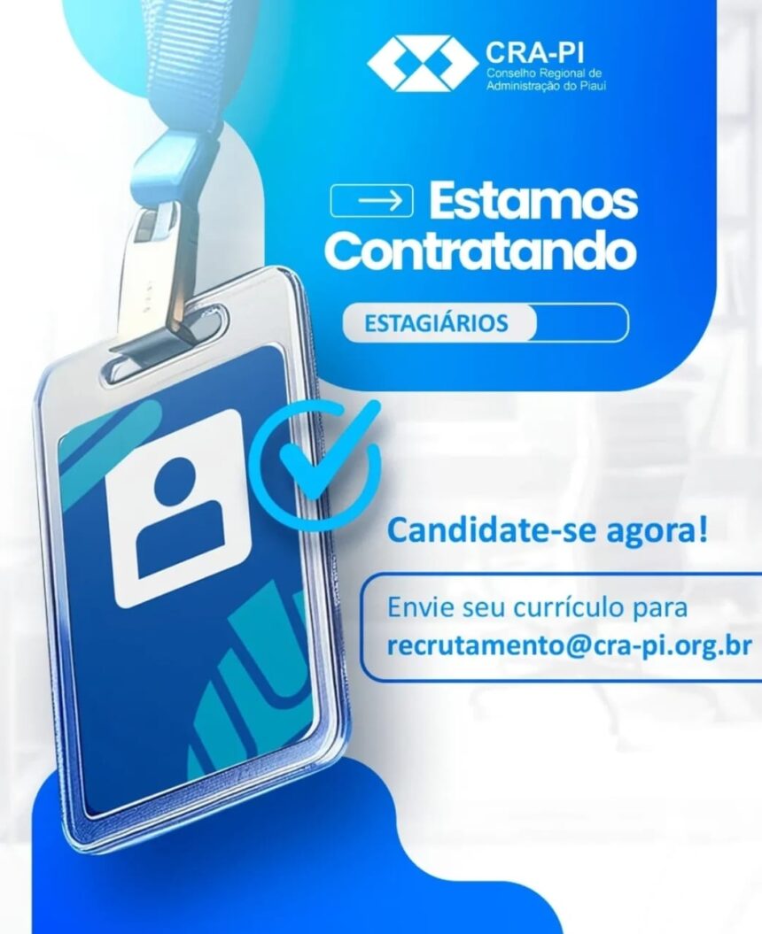 Vaga para Estagiários