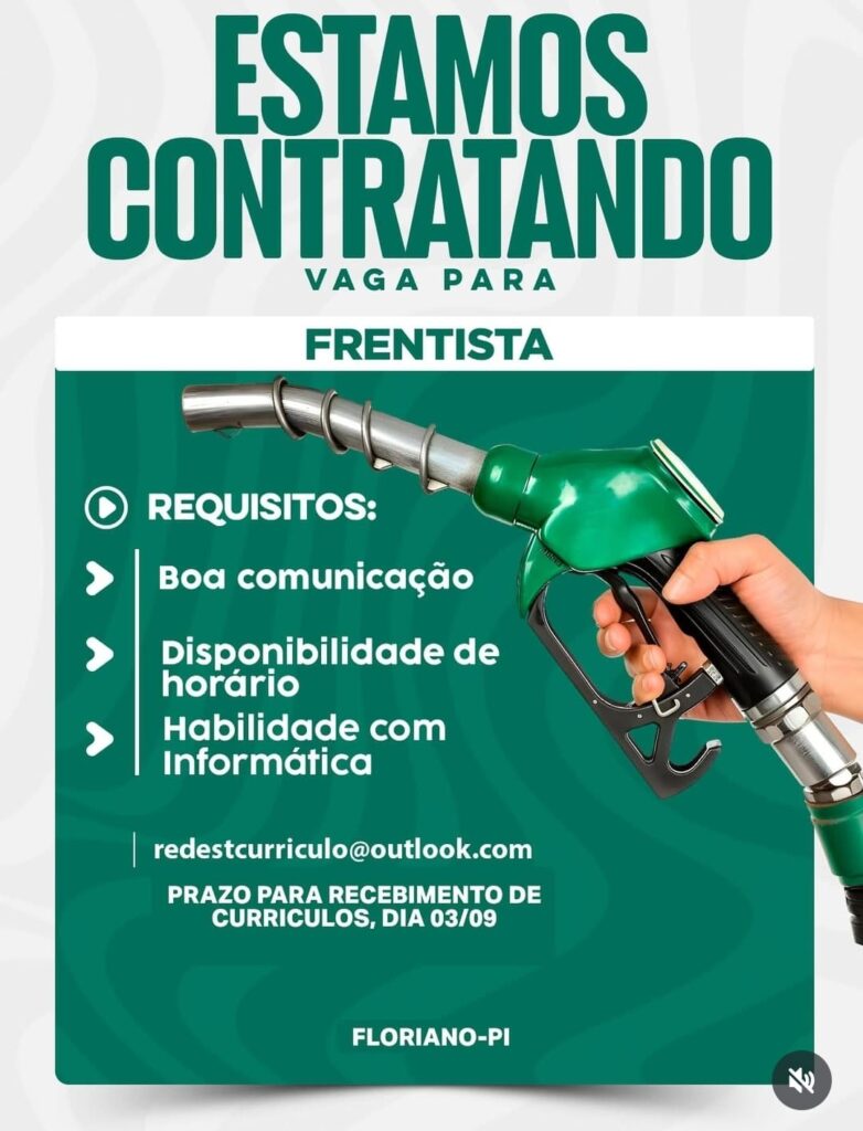 Vaga para Frentista