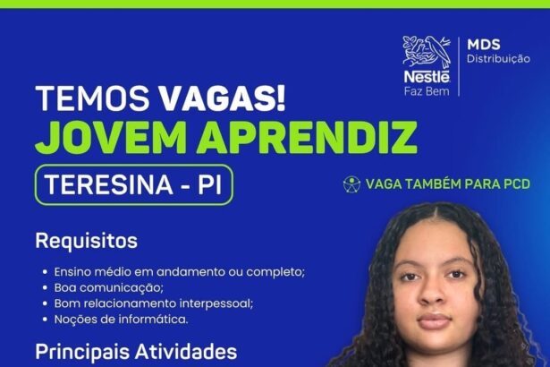 Vaga para Jovem Aprendiz