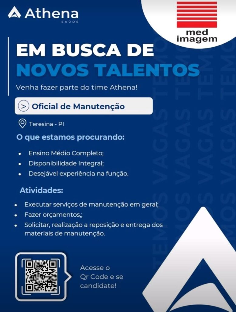 Vaga para Oficial de Manutenção