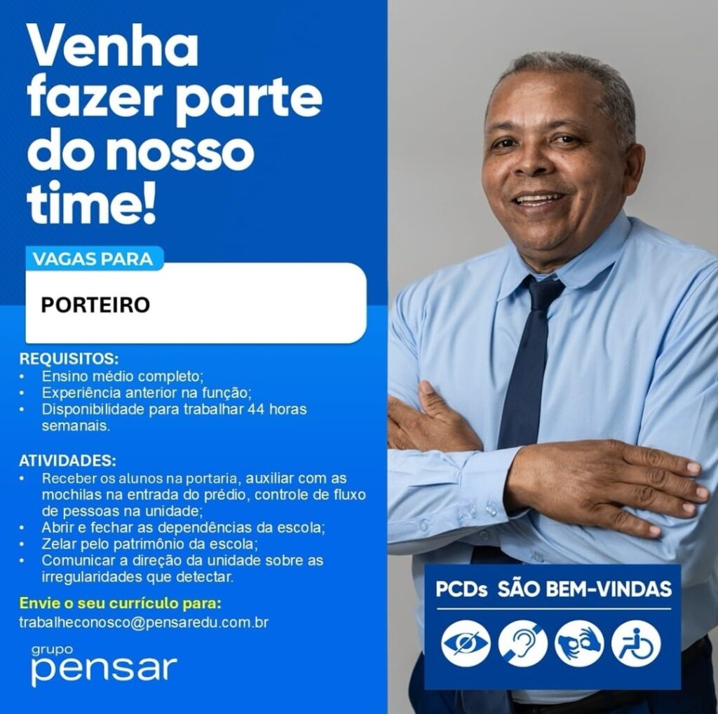 Vaga para Porteiro