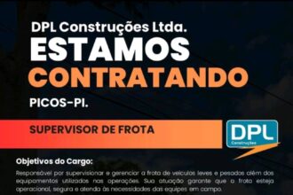 Vaga para Supervisor de Frota em Picos