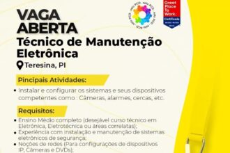 Vaga para Técnico de Manutenção Eletrônica