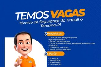 Vaga para Técnico de Segurança do Trabalho