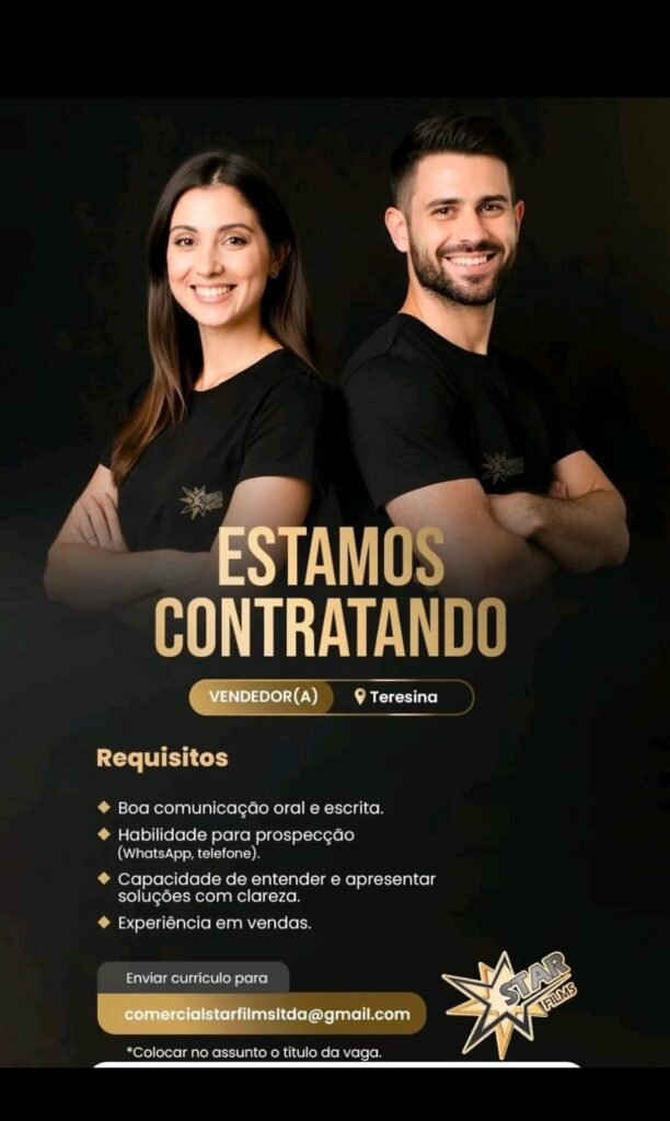 Vaga para Vendedor(a)
