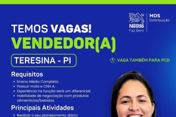 Vaga para Vendedor(a)