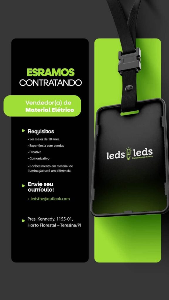 Vaga para Vendedor(a) de Material Elétrico