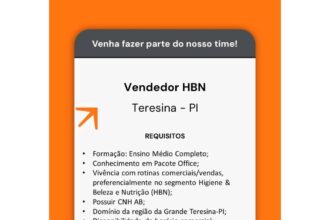 Vaga para Vendedor HBN