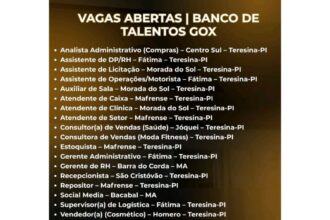 Diversas vagas
