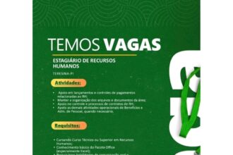 Vaga de Estágio para RH