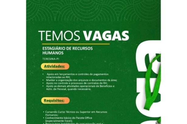 Vaga de Estágio para RH