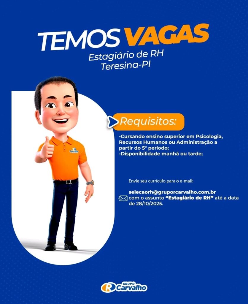 Vaga de Estágio para RH