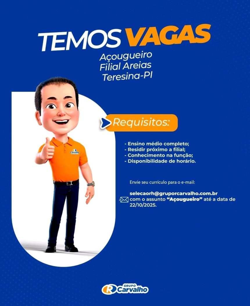 Vaga para Açougueiro