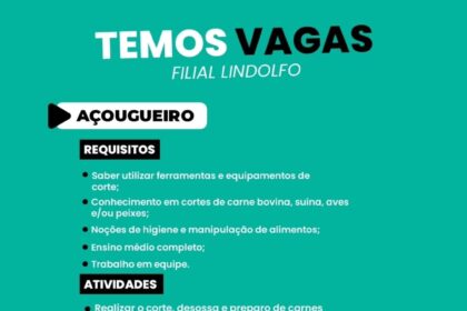 Vaga para Açougueiro