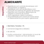 Vaga para Almoxarife