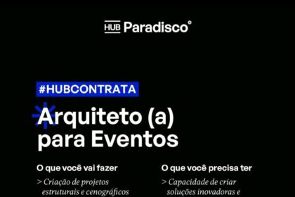 Vaga para Arquiteto(a) de Eventos
