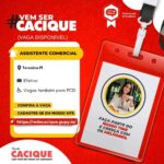 Vaga para Assistente Comercial