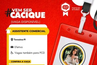 Vaga para Assistente Comercial