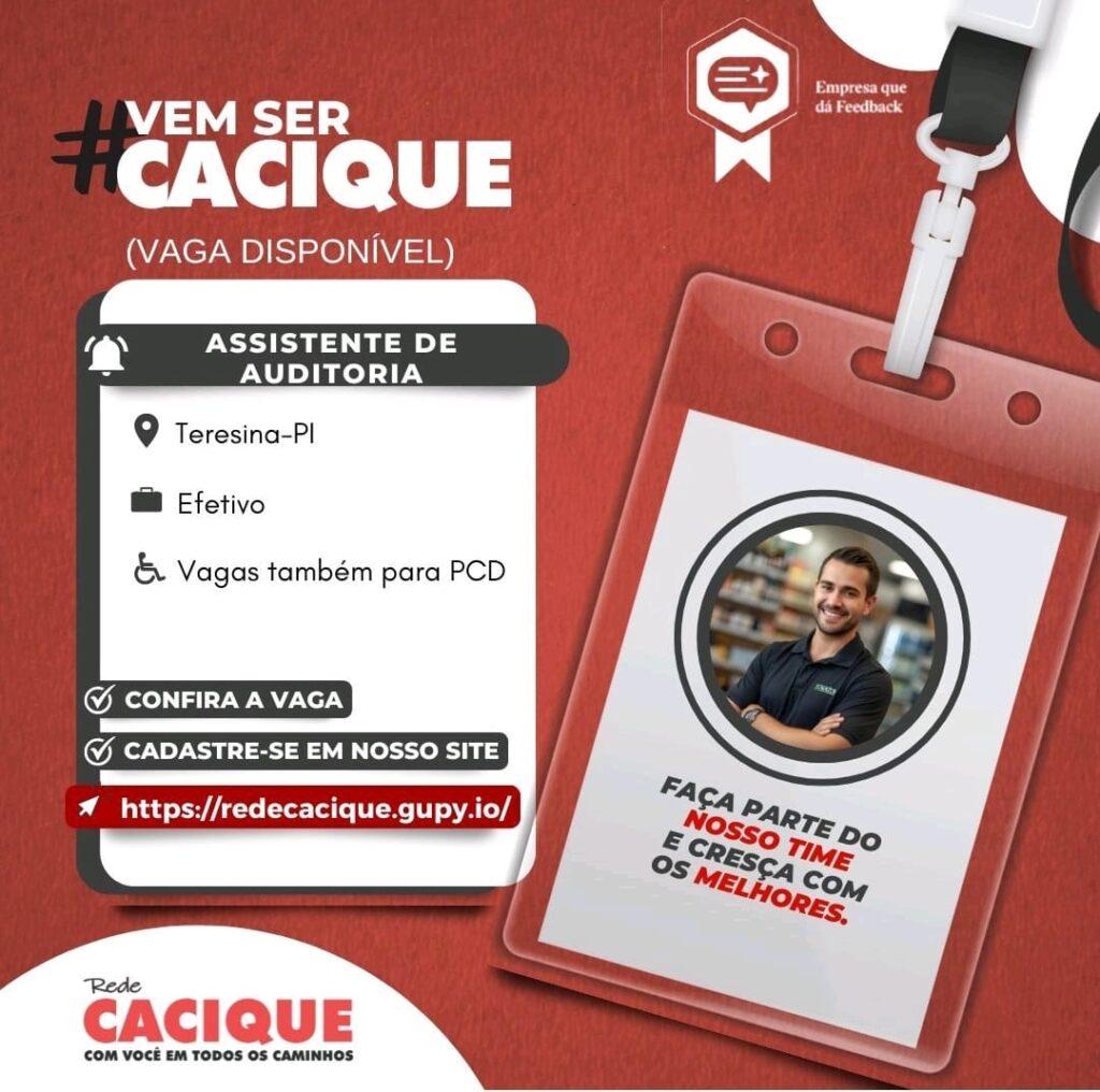 Vaga para Assistente de Auditoria