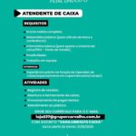 Vaga para Atendente de Caixa